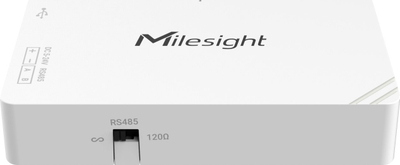 Kontroller IoT Milesight UC100-868M, LoRaWAN 868MHz, RS485 Modbus RTU, gri