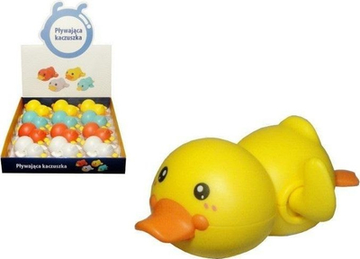 Figurë lodër Swede Wind up Duck, rosë mekanike, për kalamaj, shumëngjyrëshe