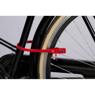 Katenë biçiklete Dunlop me numra, 53cm, kod 3-shifror, e kuqe