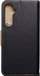 Футрола Fancy Book за Samsung S24 Ultra, со џебови за картички, црно-златна боја