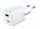 Karikues SWISSTEN GaN, USB-A, USB-C, PD, QC, 30W, i bardhë