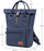 Çantë shpine për ndrim pelenash Kinderkraft Moonpack, me plot xhepa, me dyshek portativ, denim blu