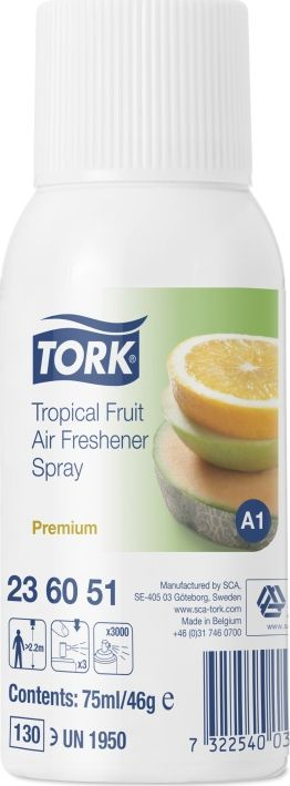 Freshkues ajri Tork, spray 75 ml, me erë fruta tropikale