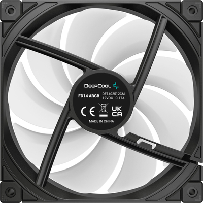 Ventilator PC DeepCool FD14 ARGB, 140mm, ndriçim ARGB, i zi