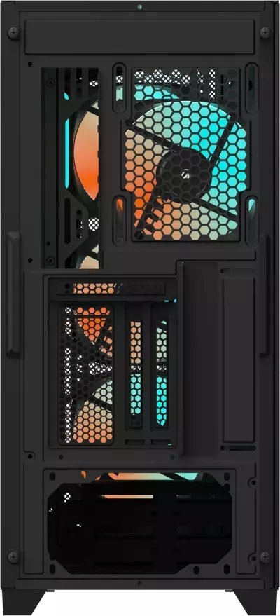 Kasë Gigabyte C301 Glass, e zezë, Midi Tower