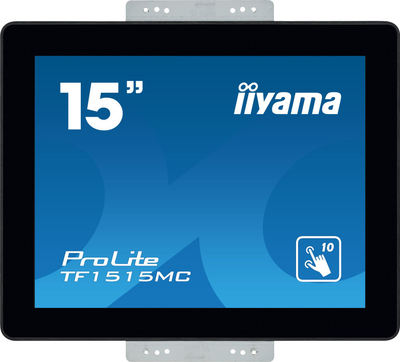 Monitor iiyama ProLite TF1515MC-B2, 15", me shumë prekje, i zi