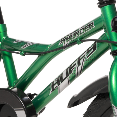 Biçikletë për kalama Huffy PRO Thunder 16", çelik alumini, jeshile