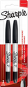 Marker permanent Sharpie Twin Tip, set 2 copë, i zi