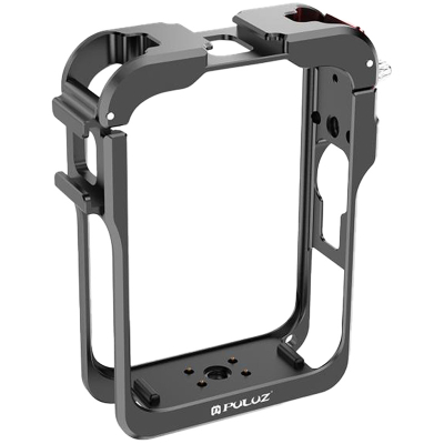 Kafaz mbrojtës kamerë Puluz Osmo 360, alumini, montim 1/4", i zi