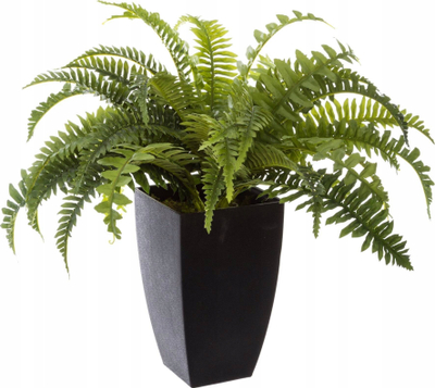 Bimë artificiale Atmosphera Fern, 55 cm, në vazo, jeshile