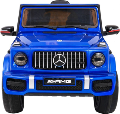 Makina elektrike për fëmijë Mercedes AMG G63, telekomandë, MP3 LED, blu me shkëlqim