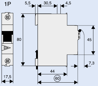 Ndërprerës Eaton IS-25/1, 230 V, 25 A