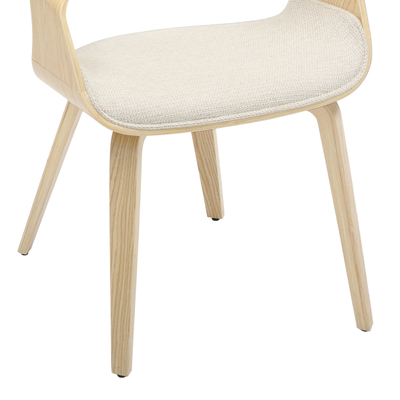 Karrige ngrënieje Netto 55x56x83,5Hcm (HM9976.01), bezhë
