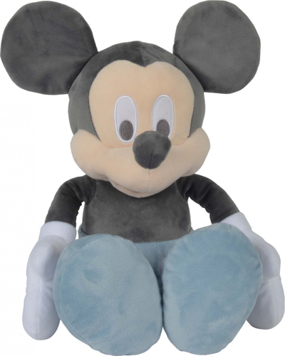 Lodër pelushi Nicotoy Disney Mickey Mouse, 35 cm, gri me blu