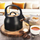 Çajnik Orion Teapot, 3L, me bilbil, çelik inox, rose gold
