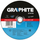 Disk prerës për hekur Graphite 57H719, 230mm, trashësi 1.9mm, i zi