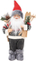 Figurë dekorative Santa Claus Standing Deluxe, 30cm, gri