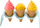 Set rëre për kalamoj Ice Cream Dessert Factory, 13 pjesë, shumëngjyrësh