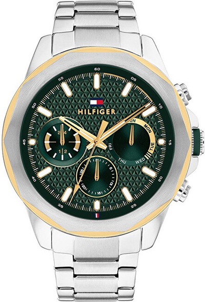 Orë dore për burra Tommy Hilfiger Lars 1710651, e argjendtë