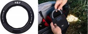 Adapter filtri H&amp;Y RevoRing 37-49mm, për filtra 52mm, alumini, i zi