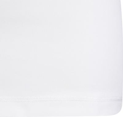 Bluzë kompresuese për kalamaj adidas Techfit Jr H23156, me mëngë të gjata, e bardhë