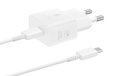 Karikues Samsung EP-TA2510, 25W, USB-C 3A, i bardhë