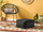 Puf për me u ul MUKKI Pouffe, 50x50x30 cm, material tekstili, i zi