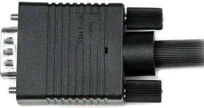Kabllo StarTech VGA, D-Sub (VGA) - D-Sub (VGA), 2 m, e zezë