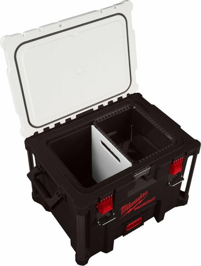 Kuti ftohëse termoizoluese Milwaukee PACKOUT XL, 38L, sistem modular, e zezë