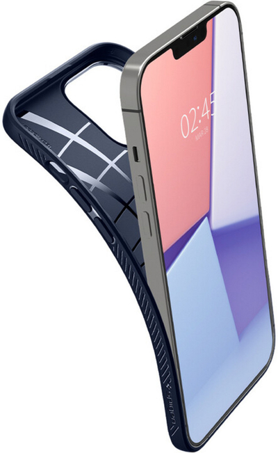 Mbrojtëse Spigen Liquid Air për Apple iPhone 13 Pro, e kaltër