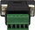 Adapter serial StarTech.com DB9 në terminal block, RS422 RS485, 5 pin, jeshil