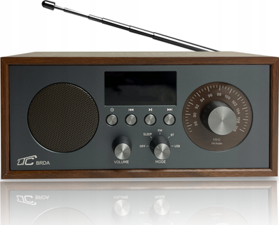 Radio Bluetooth LXLTC511BC, 10W, karikim wireless, kafe e errët grafit