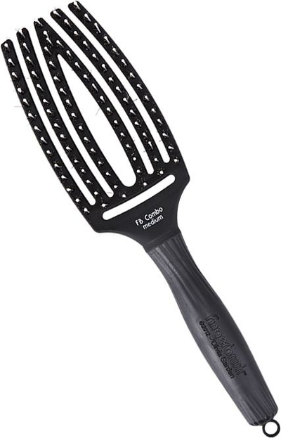 Furçë flokësh Olivia Garden Combo Brush Medium, formë ergonomike, madhësi mesatare