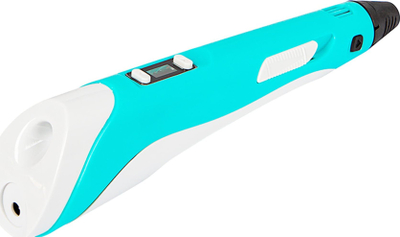 Stilolaps 3D Magic Pen me bazë, me ekran, set me fije, blu