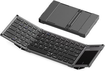 Tastierë Inateck Keyboard 06101, palosshme, me touchpad, gri metalike