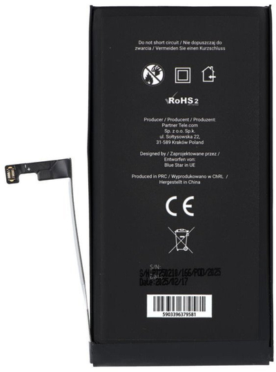 Батерија за телефони BlueStar BLUE STAR HQ за iPhone 15 Plus, 4383mAh