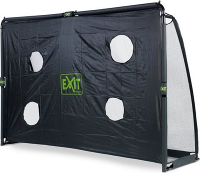 Portë futbolli EXIT Finta Steel, 10x6.6 ft, metalike, e zezë