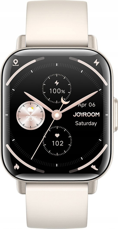 Smartwatch Joyroom Fit-Life JR-FT3S, ekran 1.96\", thirrje me Bluetooth, ngjyrë titanium