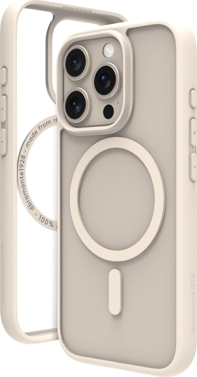 Maskë telefoni dbramante1928 Grenen MagSafe për iPhone 16 Pro, transparente, ngjyrë ari