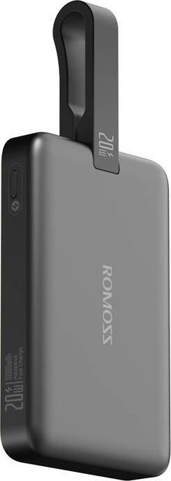 Надворешна батерија Romoss WMO10, 10000mAh, Брзо полнење PD 22.5W, црна