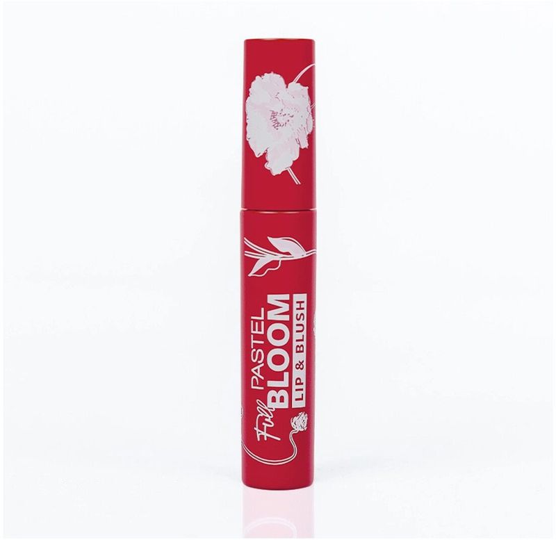 Ngjyrë buzësh dhe faqe Pastel Full Bloom Lip & Blush 80 Blossom, mat, 4.8ml, e kuqe