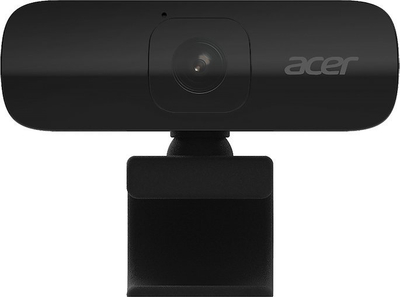 Веб-камера Acer ACR010, QHD 2560x1440, мултинасочен микрофон, црна