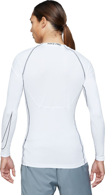 Bluzë termike Nike Pro Compression DD1990-100, për burra, me mëngë të gjata, e bardhë