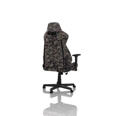 Гејминг столче Nitro Concepts S300 Urban Camo, ергономско, со потпирачи за раце, сиво камуфлажно