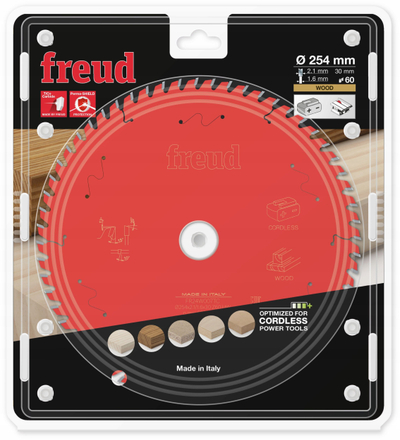 Сечило за кружна пила Freud F03FS10074, Ø254mm, 60 заби, без боја