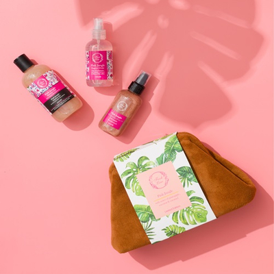 Set kujdesi për trupin Pink Jungle, 3 copë