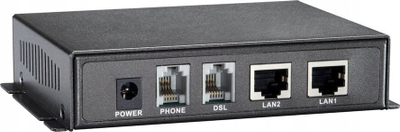 Media konvertues rrjeti LevelOne VDS-1201, 100 Mbit/s, ngjyrë e zezë