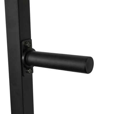 Half rack force VirtuFit HR100, stacion për squat dhe bench, me shufër për pull up, i zi