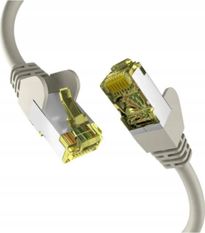 Kabllo rrjeti EFB Elektronik EC020200011, Cat6a S/FTP, 15m, gri