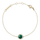 Byzylyk për femra Daniel Wellington DW00401425, i artë/ i gjelbër